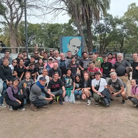 grupo de caminantes ruta de Sumo
